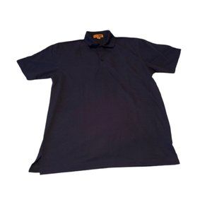 CornerStone Polo. Short Sleeve. Blue Size Medium.